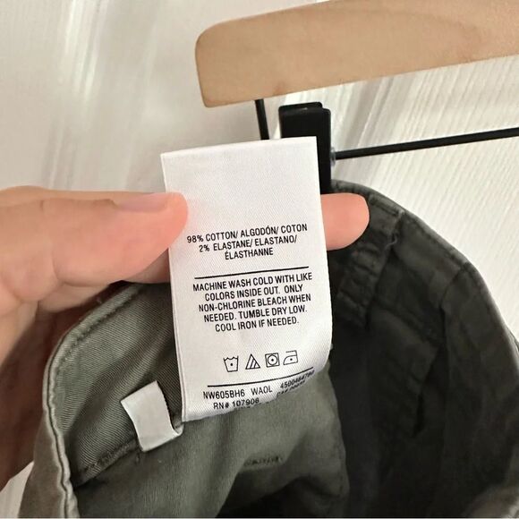 Hudson Women’s Utility Short Green Size 27 - Picture 8 of 10